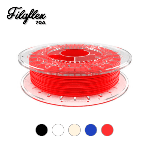 TPU Recreus -  70A Filaflex Red Ultra-Soft, 1,75 mm / 500 g