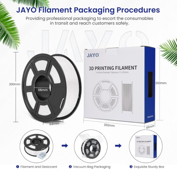 PETG JAYO – Филамент бял - Image 2