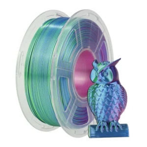 ТРИЦВЕТНО  с перлен ефект PLA JAYO - RAINBOW SILK 1.75мм 1 кг