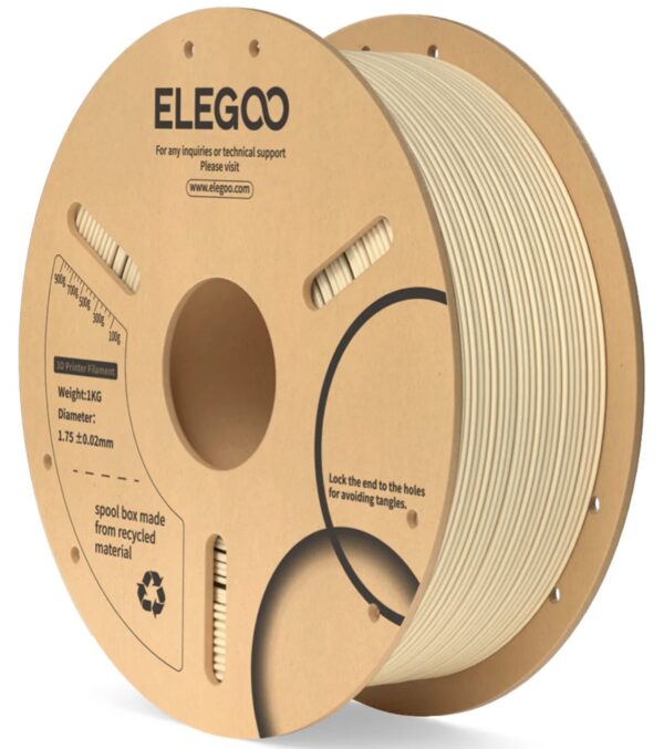 ELEGOO PLA Бежов филамент 1.75мм 1 кг