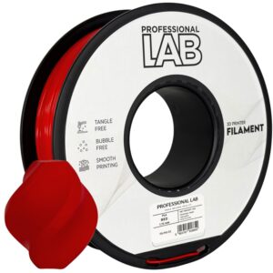Червен със силен блясък Silk PLA RED от Prof. Lab