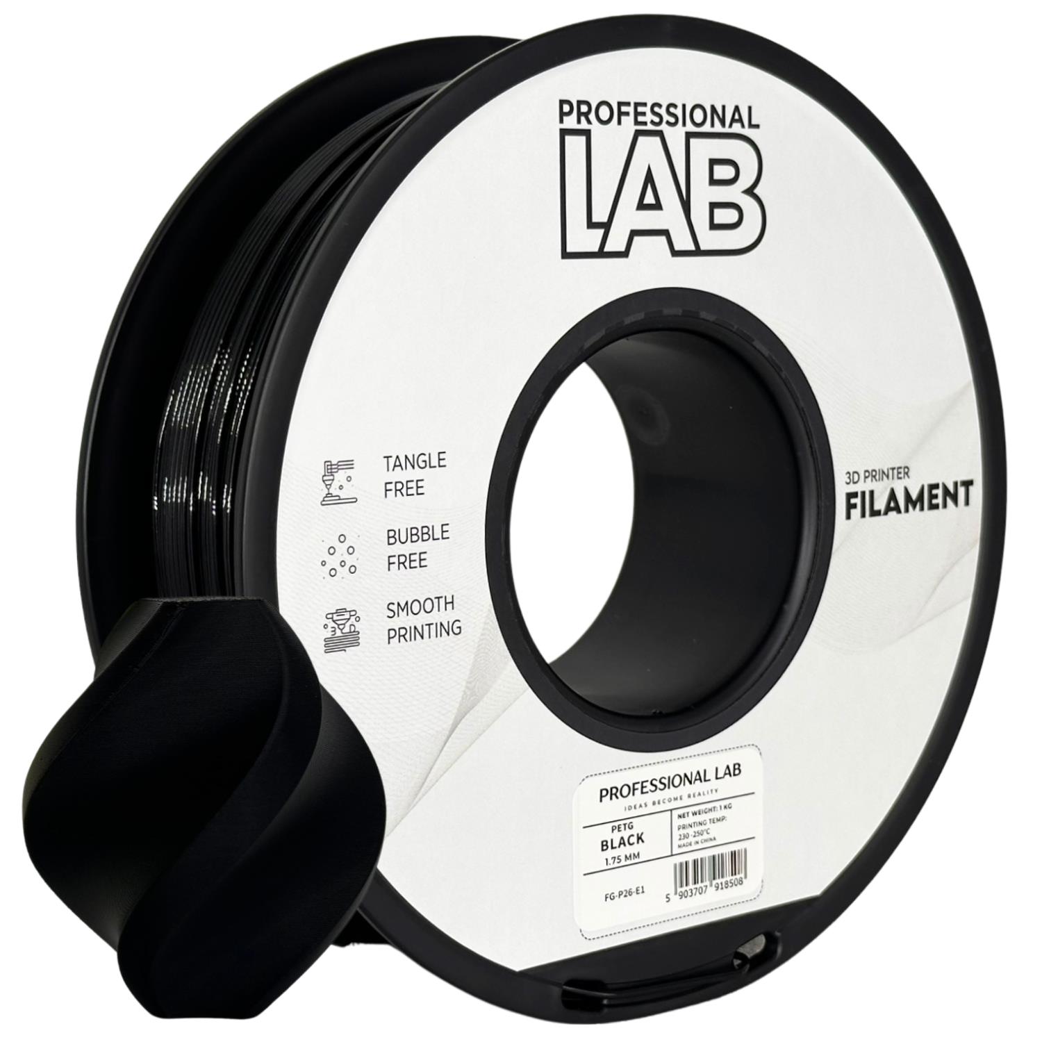 PETG BLACK / ЧЕРЕН от ProffLab