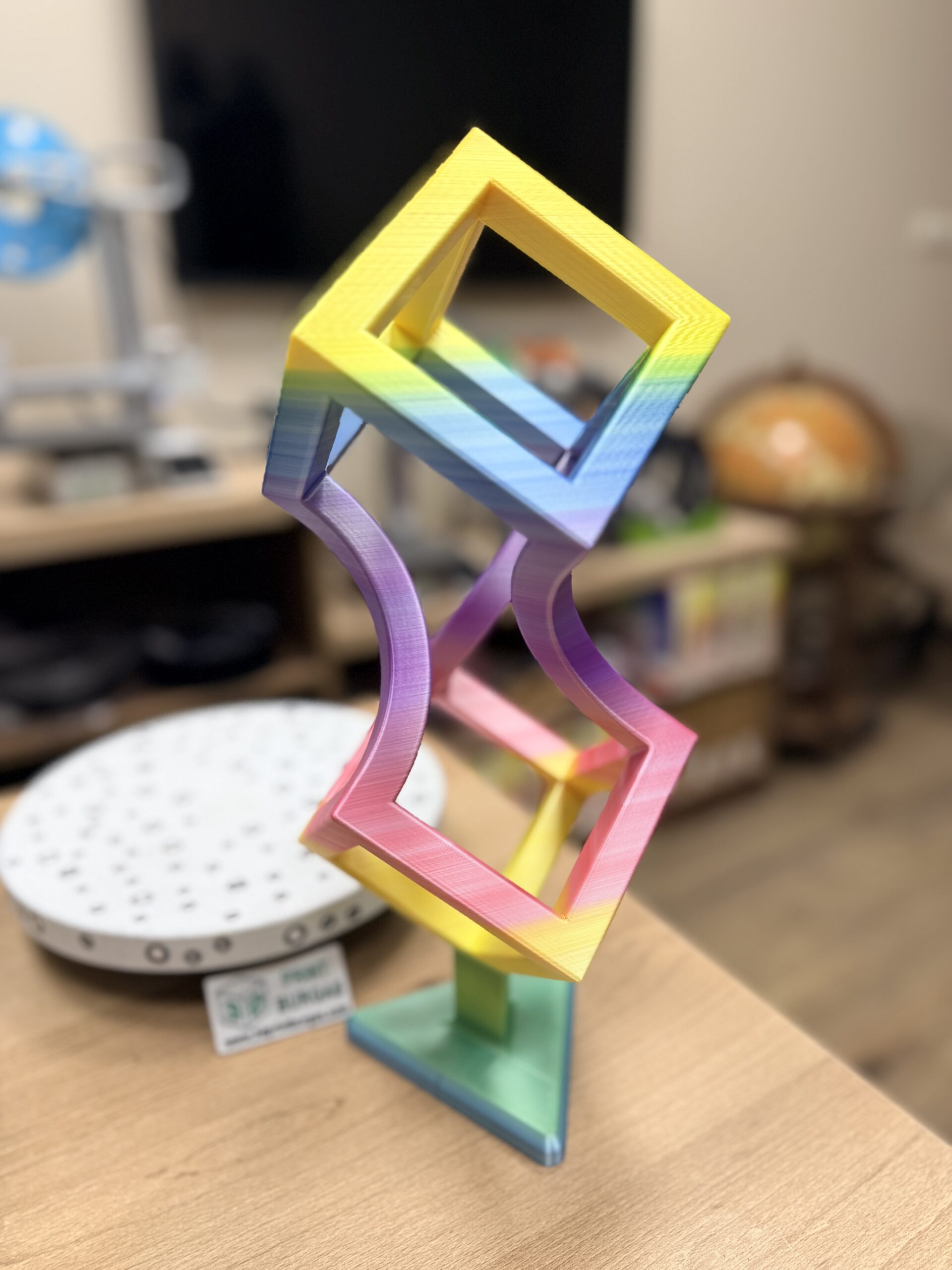 Silk PLA Rainbow филамент от Professional Lab за 3D принтиране с копринен ефект